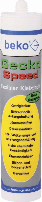 Beko 2472901gecko Speed 290ml 2472901 weiß flexibler Klebstoff von beko GmbH