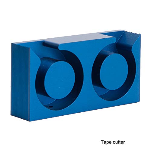 Klebefilmabroller (Doppel-Model) Material: Aluminum Farbe: Blau von belaDESIGN