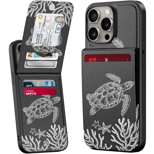 bemal Schutzhülle für iPhone 15 Pro, integrierter Kartenhalter, modisch bedruckt, RFID-Blockierung, PU-Leder, Ständer, Magnetverschluss, stoßfeste Handyhülle für Damen und Herren, niedliche bemal Schutzhülle für iPhone 15 Pro, integrierter Kartenhalter, modisch bedruckt, RFID-Blockierung, PU-Leder, Ständer, Magnetverschluss, stoßfeste Handyhülle für Damen und Herren, niedliche von bemal