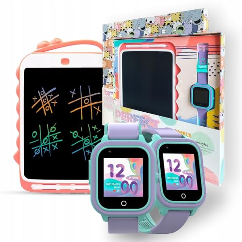 Bemi Smartwatch für Kinder 4G/LTE mit GPS, Thermometer, Pulssensor + 10 Zoll Bemi Doodle, Wasserdicht, Geschenk-Set, Lila/Rosa Bemi Smartwatch für Kinder 4G/LTE mit GPS, Thermometer, Pulssensor + 10 Zoll Bemi Doodle, Wasserdicht, Geschenk-Set, Lila/Rosa von bemi
