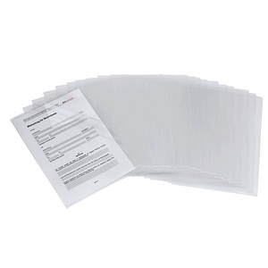 100 bene Sichthüllen DIN A4 transparent genarbt 0,11 mm 100 bene Sichthüllen DIN A4 transparent genarbt 0,11 mm von bene