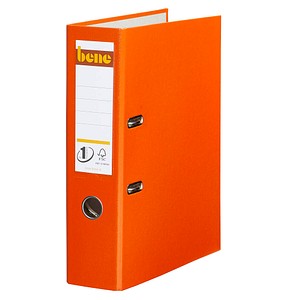 bene No.1 Power Ordner orange Kunststoff 8,0 cm DIN A4 von bene