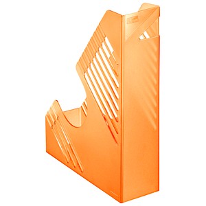 bene Stehsammler 50100ORT orange-transparent Kunststoff, DIN A4 von bene