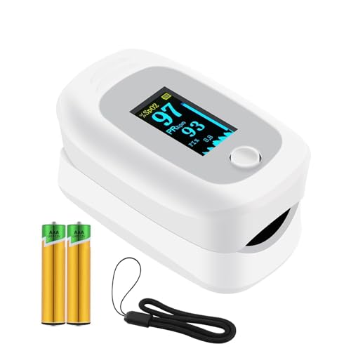 Bestyks Pulsoximeter, SauerstoffsäTtigung MessgeräT Finger, Pulsoximeter Fingeroximeter für Die Messung Des Pulses Und Der SauerstoffsäTtigung Am Finger von bestyks