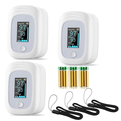 Bestyks Pulsoximeter, SauerstoffsäTtigung MessgeräT Finger, Pulsoximeter Fingeroximeter für Die Messung Des Pulses Und Der SauerstoffsäTtigung Am Finger (Spo2) von bestyks