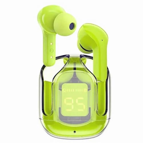 Bluetooth Kopfhörer, 2024 In Ear Kopfhörer, Kabellose Bluetooth 5.3 Kopfhörer mit ENC Mikrofon, 25 Stunden Wiedergabe, Tiefe Bässe, Kabellose Ohrhörer, Touch Steuerung, Wasserdicht Ohrhörer, Grün von bestyks