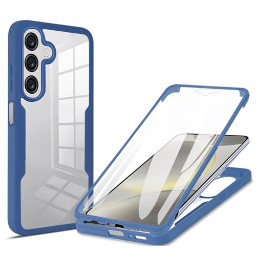 360 Grad Hülle Kompatibel mit Samsung Galaxy A16 | Handyhülle mit eingebautem Displayschutz für Galaxy A16 | Blau 360 Grad Hülle Kompatibel mit Samsung Galaxy A16 | Handyhülle mit eingebautem Displayschutz für Galaxy A16 | Blau von betterfon