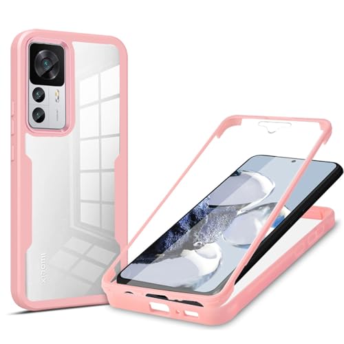 betterfon 360 Grad Hülle, Handyhülle mit eingebautem Displayschutz für Xiaomi Redmi 12T / 12T Pro in Rosa betterfon 360 Grad Hülle, Handyhülle mit eingebautem Displayschutz für Xiaomi Redmi 12T / 12T Pro in Rosa von betterfon