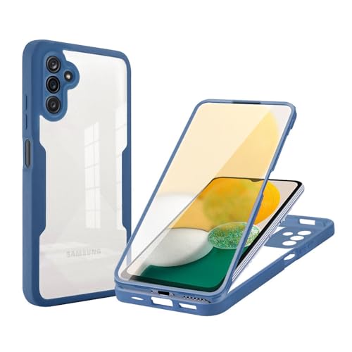 360 Grad Hülle Kompatibel mit Samsung Galaxy A14 | Handyhülle mit eingebautem Displayschutz für Galaxy A14 | Blau 360 Grad Hülle Kompatibel mit Samsung Galaxy A14 | Handyhülle mit eingebautem Displayschutz für Galaxy A14 | Blau von betterfon