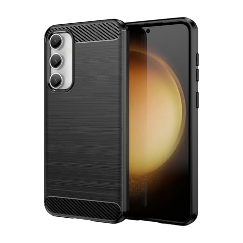 Hülle Kompatibel mit Samsung Galaxy S23 | Handyhülle für Galaxy S23 | Carbon Handy Tasche | Schwarz Hülle Kompatibel mit Samsung Galaxy S23 | Handyhülle für Galaxy S23 | Carbon Handy Tasche | Schwarz von betterfon