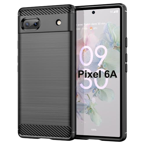 betterfon Hülle Kompatibel mit Google Pixel 6A | Handyhülle für Pixel 6A | Carbon Handy Tasche | Schwarz betterfon Hülle Kompatibel mit Google Pixel 6A | Handyhülle für Pixel 6A | Carbon Handy Tasche | Schwarz von betterfon