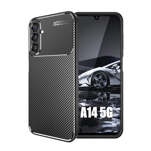 Hülle Kompatibel mit Samsung Galaxy A14 | Handyhülle Silikon Back Cover Case für Galaxy A14 TPU Bumper | Schwarz Hülle Kompatibel mit Samsung Galaxy A14 | Handyhülle Silikon Back Cover Case für Galaxy A14 TPU Bumper | Schwarz von betterfon