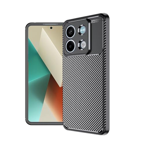 betterfon Hülle Kompatibel mit Xiaomi Redmi Note 13 5G | Handyhülle Silikon Back Cover Case für Redmi Note 13 5G TPU Bumper | Schwarz von betterfon