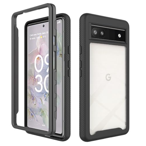 Handyhülle Kompatibel mit Google Pixel 6A Hülle | Schutzhülle für Pixel 6A Stoßfest Outdoor Cover 2 Teilig TPU Bumper Case mit Kanteschutz | Schwarz Handyhülle Kompatibel mit Google Pixel 6A Hülle | Schutzhülle für Pixel 6A Stoßfest Outdoor Cover 2 Teilig TPU Bumper Case mit Kanteschutz | Schwarz von betterfon