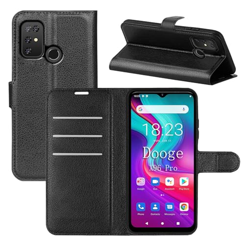 betterfon Handyhülle Kompatibel mit Doogee X96 Pro | Premium Qualität TPU Klapphülle für X96 Pro mit Kartenfächern | Magnetverschluss Handyhülle | Schwarz betterfon Handyhülle Kompatibel mit Doogee X96 Pro | Premium Qualität TPU Klapphülle für X96 Pro mit Kartenfächern | Magnetverschluss Handyhülle | Schwarz von betterfon