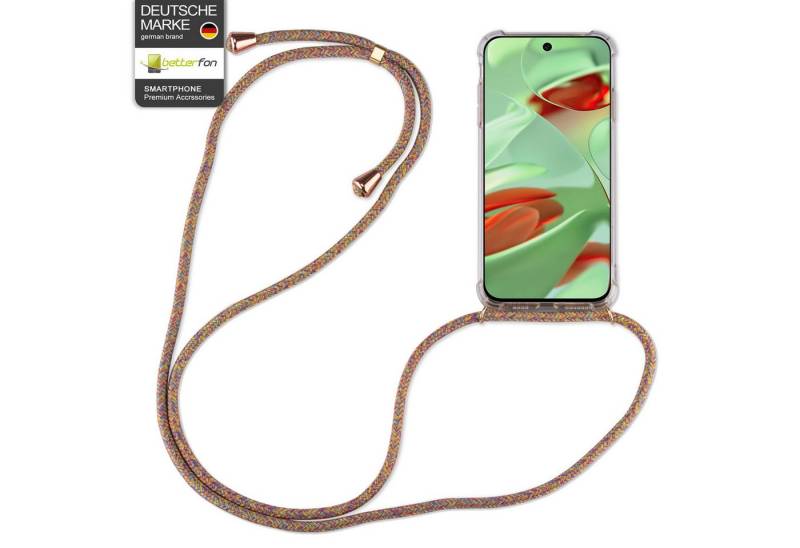 betterfon Handykette für Google Pixel 9 Serie Handyhülle mit Band & Kordel Bumper Rainbow, Premium-Panzerung – stoßfest, kratzresistent & passgenau von betterfon