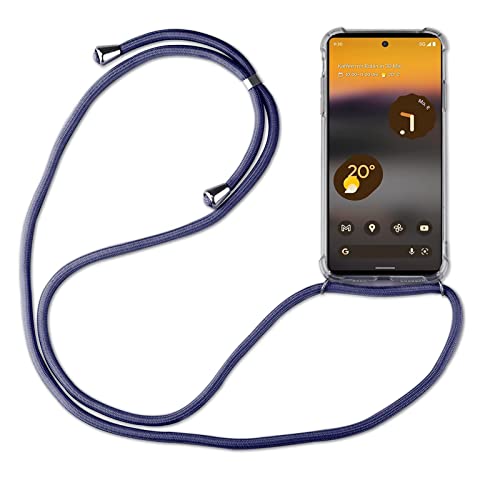 betterfon Handykette für Google Pixel 6A Smartphone Halskette Hülle mit Band - Schnur mit Case zum umhängen Handyhülle mit Kordel zum Umhängen für Google Pixel 6A Blau von betterfon