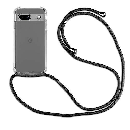 betterfon Handykette für Google Pixel 7A Smartphone Halskette Hülle mit Band - Schnur mit Case zum umhängen Handyhülle mit Kordel zum Umhängen für Google Pixel 7A in Schwarz von betterfon