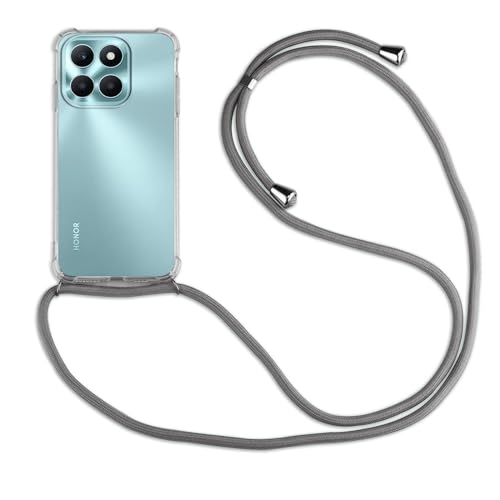 betterfon Handykette für Honor X6A Smartphone Halskette Hülle mit Band - Schnur mit Case zum umhängen Handyhülle mit Kordel zum Umhängen in Grau von betterfon