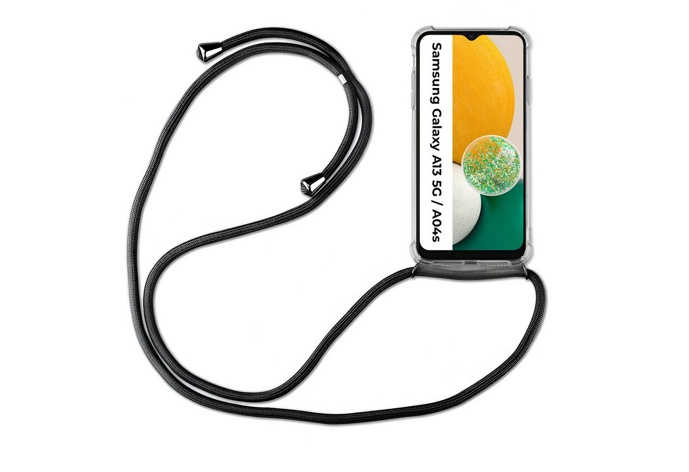 betterfon Handykette für Samsung Galaxy A13 Handyhülle mit Band & Kordel Bumper Schwarz, Hände frei – mit Silikonhülle & Schnur für flexiblen Alltag betterfon Handykette für Samsung Galaxy A13 Handyhülle mit Band & Kordel Bumper Schwarz, Hände frei – mit Silikonhülle & Schnur für flexiblen Alltag von betterfon