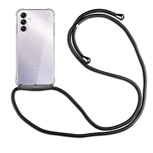 betterfon Handykette für Samsung Galaxy A14 Smartphone Halskette Hülle mit Band - Schnur mit Case zum umhängen Handyhülle mit Kordel zum Umhängen in Schwarz von betterfon