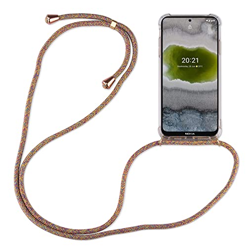 betterfon | Handykette kompatibel mit Nokia X10 / X20 Smartphone Necklace Hülle mit Band - Schnur mit Case zum umhängen in Nokia X10 / X20 Rainbow von betterfon