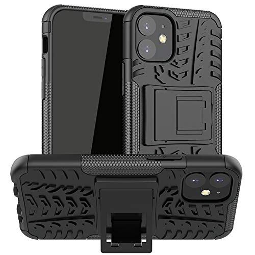 betterfon | Hülle Outdoor Handy Tasche Hybrid Case Schutz Hülle Panzer TPU Silikon Hard Cover Bumper für Apple iPhone 12 Mini Schwarz von betterfon