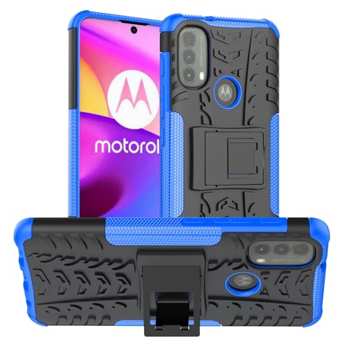 Handy Tasche Kompatibel mit Motorola Moto E20 / E30 / E40 | Case Panzer Hülle Cover Schutzhülle Etui Bumper für Moto E20 / E30 / E40 | Blau Handy Tasche Kompatibel mit Motorola Moto E20 / E30 / E40 | Case Panzer Hülle Cover Schutzhülle Etui Bumper für Moto E20 / E30 / E40 | Blau von betterfon
