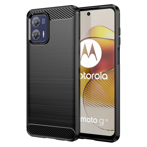 betterfon Hülle für Motorola Moto G73 5G Handyhülle Carbon Outdoor Handy Tasche in Schwarz betterfon Hülle für Motorola Moto G73 5G Handyhülle Carbon Outdoor Handy Tasche in Schwarz von betterfon