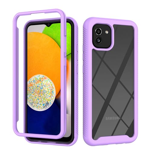 betterfon Handyhülle Kompatibel mit Samsung Galaxy A03 Hülle | Schutzhülle für Galaxy A03 Stoßfest Outdoor Cover 2 Teilig TPU Bumper Case mit Kanteschutz | Lila betterfon Handyhülle Kompatibel mit Samsung Galaxy A03 Hülle | Schutzhülle für Galaxy A03 Stoßfest Outdoor Cover 2 Teilig TPU Bumper Case mit Kanteschutz | Lila von betterfon