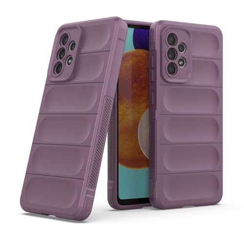 Handyhülle Kompatibel mit Samsung Galaxy A52 5G | Outdoor Stoßfeste Handy Tasche Case Schutzhülle TPU Silikon Cover Bumper für Galaxy A52 5G | Lila von betterfon