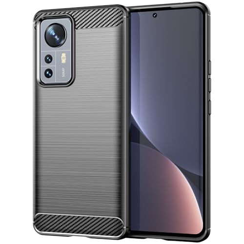 betterfon Hülle Kompatibel mit Xiaomi 12 5G / 12X 5G | Handyhülle für 12 5G / 12X 5G | Carbon Handy Tasche | Schwarz betterfon Hülle Kompatibel mit Xiaomi 12 5G / 12X 5G | Handyhülle für 12 5G / 12X 5G | Carbon Handy Tasche | Schwarz von betterfon