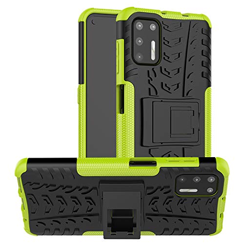 betterfon | Motorola Moto G9 Plus Hülle Outdoor Handy Tasche Hybrid Case Schutzhülle Panzer TPU Silikon Hard Cover Bumper für Motorola Moto G9 Plus Grün von betterfon