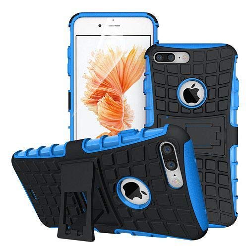 betterfon | Outdoor Handy Tasche Hybrid Case Schutz Hülle Panzer TPU Silikon Hard Cover Bumper für Apple iPhone 7 Plus Blau von betterfon