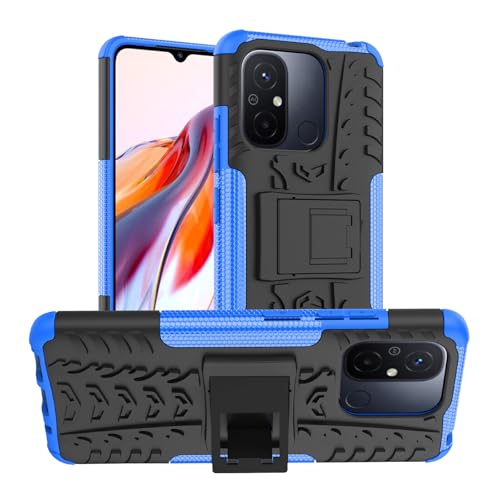 Handy Tasche Kompatibel mit Xiaomi Redmi 12C | Case Panzer Hülle Cover Schutzhülle Etui Bumper für Redmi 12C | Blau Handy Tasche Kompatibel mit Xiaomi Redmi 12C | Case Panzer Hülle Cover Schutzhülle Etui Bumper für Redmi 12C | Blau von betterfon