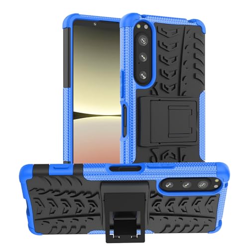 Handy Tasche Kompatibel mit Sony Xperia 5 IV | Case Panzer Hülle Cover Schutzhülle Etui Bumper für Xperia 5 IV | Blau Handy Tasche Kompatibel mit Sony Xperia 5 IV | Case Panzer Hülle Cover Schutzhülle Etui Bumper für Xperia 5 IV | Blau von betterfon