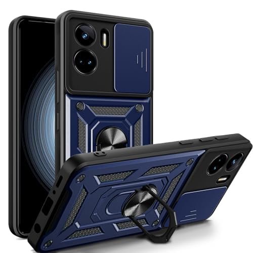 betterfon Tasche Kompatibel mit Honor 90 Lite | Gepanzerte schützende stoßfeste Handytasche mit Kameraschutzring | Kratzfeste Tasche | Anti-Fingerabdruck Tasche | Blau betterfon Tasche Kompatibel mit Honor 90 Lite | Gepanzerte schützende stoßfeste Handytasche mit Kameraschutzring | Kratzfeste Tasche | Anti-Fingerabdruck Tasche | Blau von betterfon