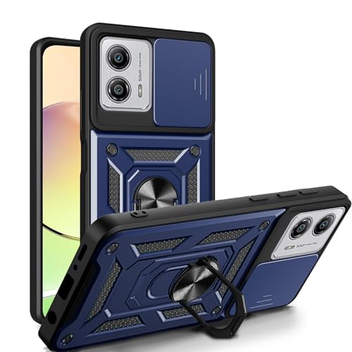 betterfon Tasche Kompatibel mit Motorola Moto G13 / G23 / G53 | Gepanzerte schützende stoßfeste Handytasche mit Kameraschutzring | Kratzfeste Tasche | Anti-Fingerabdruck Tasche | Blau betterfon Tasche Kompatibel mit Motorola Moto G13 / G23 / G53 | Gepanzerte schützende stoßfeste Handytasche mit Kameraschutzring | Kratzfeste Tasche | Anti-Fingerabdruck Tasche | Blau von betterfon