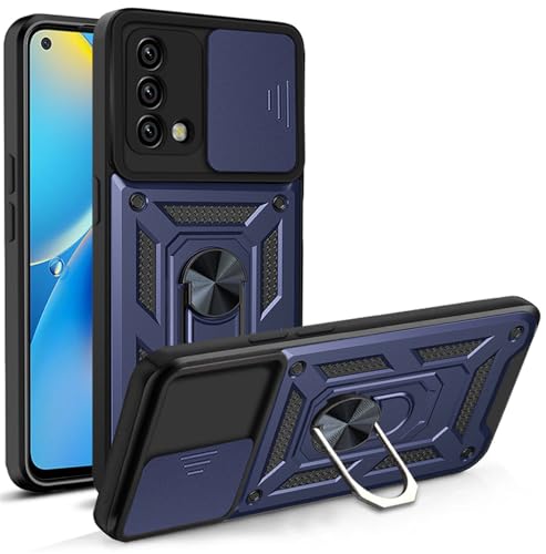 betterfon Tasche Kompatibel mit Oppo A74 4G | Gepanzerte schützende stoßfeste Handytasche mit Kameraschutzring | Kratzfeste Tasche | Anti-Fingerabdruck Tasche | Blau betterfon Tasche Kompatibel mit Oppo A74 4G | Gepanzerte schützende stoßfeste Handytasche mit Kameraschutzring | Kratzfeste Tasche | Anti-Fingerabdruck Tasche | Blau von betterfon