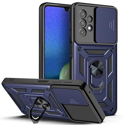 betterfon Tasche Kompatibel mit Samsung Galaxy A13 4G | Gepanzerte schützende stoßfeste Handytasche mit Kameraschutzring | Kratzfeste Tasche | Anti-Fingerabdruck Tasche | Blau betterfon Tasche Kompatibel mit Samsung Galaxy A13 4G | Gepanzerte schützende stoßfeste Handytasche mit Kameraschutzring | Kratzfeste Tasche | Anti-Fingerabdruck Tasche | Blau von betterfon