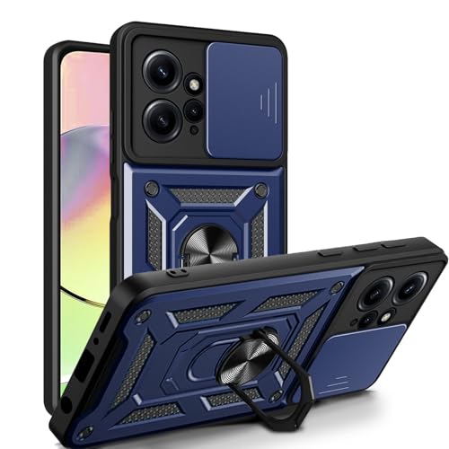 betterfon Tasche Kompatibel mit Xiaomi Redmi Note 12 4G | Gepanzerte schützende stoßfeste Handytasche mit Kameraschutzring | Kratzfeste Tasche | Anti-Fingerabdruck Tasche | Blau betterfon Tasche Kompatibel mit Xiaomi Redmi Note 12 4G | Gepanzerte schützende stoßfeste Handytasche mit Kameraschutzring | Kratzfeste Tasche | Anti-Fingerabdruck Tasche | Blau von betterfon