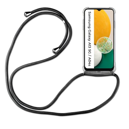 betterfon Hülle Kompatibel mit Samsung Galaxy A13 4G | Handykette Smartphone Halskette Hülle mit Band | Handyhülle mit Kordel zum Umhängen Kompatibel für Galaxy A13 4G | Schwarz betterfon Hülle Kompatibel mit Samsung Galaxy A13 4G | Handykette Smartphone Halskette Hülle mit Band | Handyhülle mit Kordel zum Umhängen Kompatibel für Galaxy A13 4G | Schwarz von betterfon