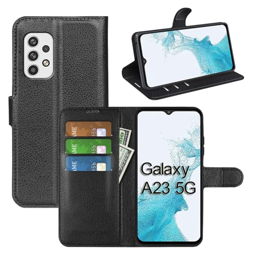 betterfon | Samsung Galaxy A23 5G Hülle Handy Tasche Handyhülle Etui Wallet Case Schutzhülle mit Magnetverschluss/Kartenfächer für Samsung Galaxy A23 5G SM-A235F Schwarz betterfon | Samsung Galaxy A23 5G Hülle Handy Tasche Handyhülle Etui Wallet Case Schutzhülle mit Magnetverschluss/Kartenfächer für Samsung Galaxy A23 5G SM-A235F Schwarz von betterfon