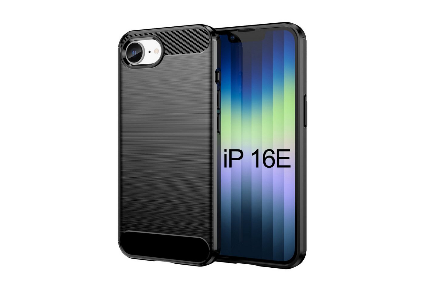 betterfon Smartphone-Hülle Carbon Hülle für iPhone Handyhülle Backcover TPU Silikon Bumper, Passgenaue Carbon-Hülle - 360° Kratz- & Sturzschutz betterfon Smartphone-Hülle Carbon Hülle für iPhone Handyhülle Backcover TPU Silikon Bumper, Passgenaue Carbon-Hülle - 360° Kratz- & Sturzschutz von betterfon