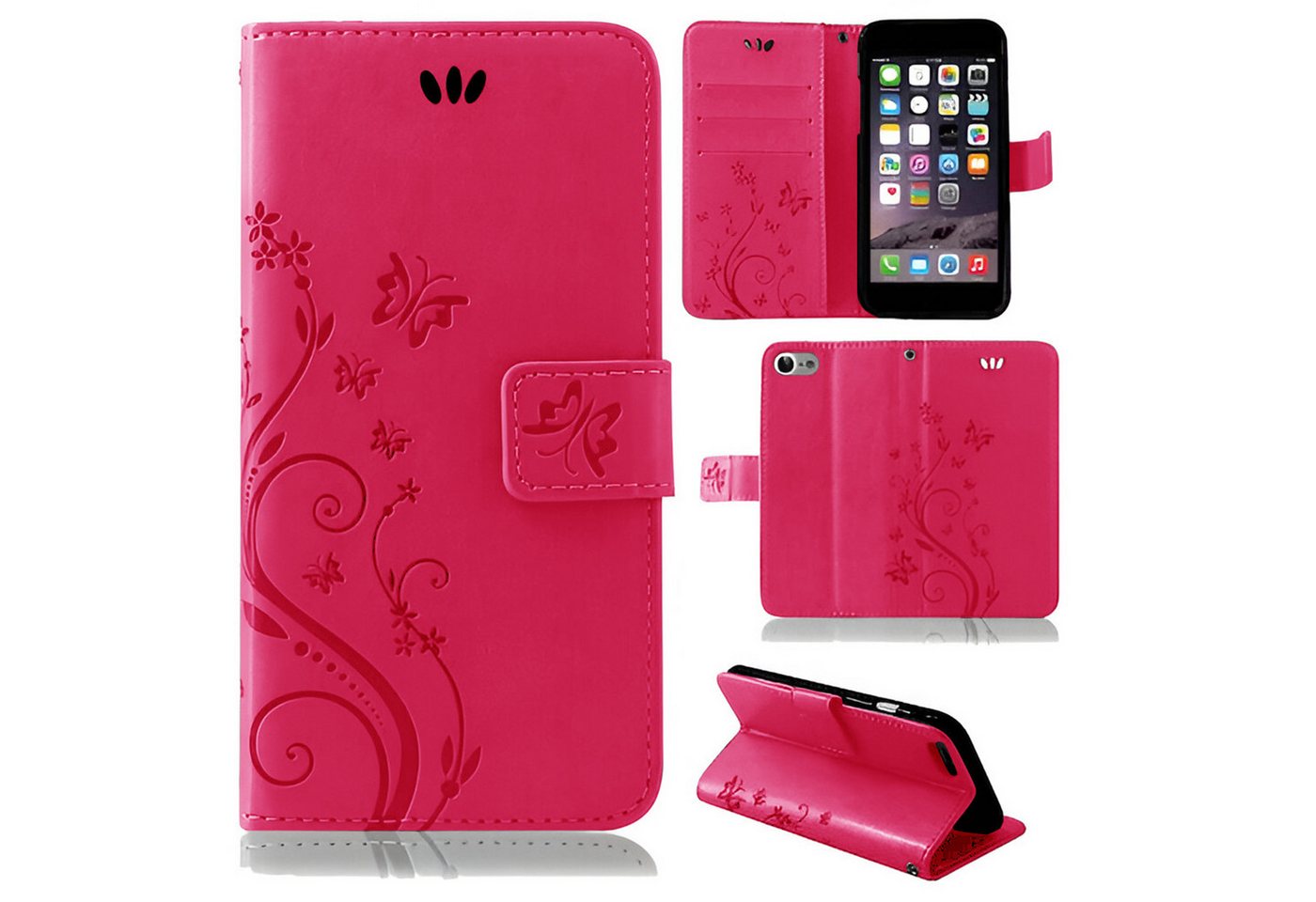 betterfon Smartphone-Hülle Handytasche für Apple iPhone 5 / 5s / SE Klapphülle Klapphülle betterfon Smartphone-Hülle Handytasche für Apple iPhone 5 / 5s / SE Klapphülle Klapphülle von betterfon