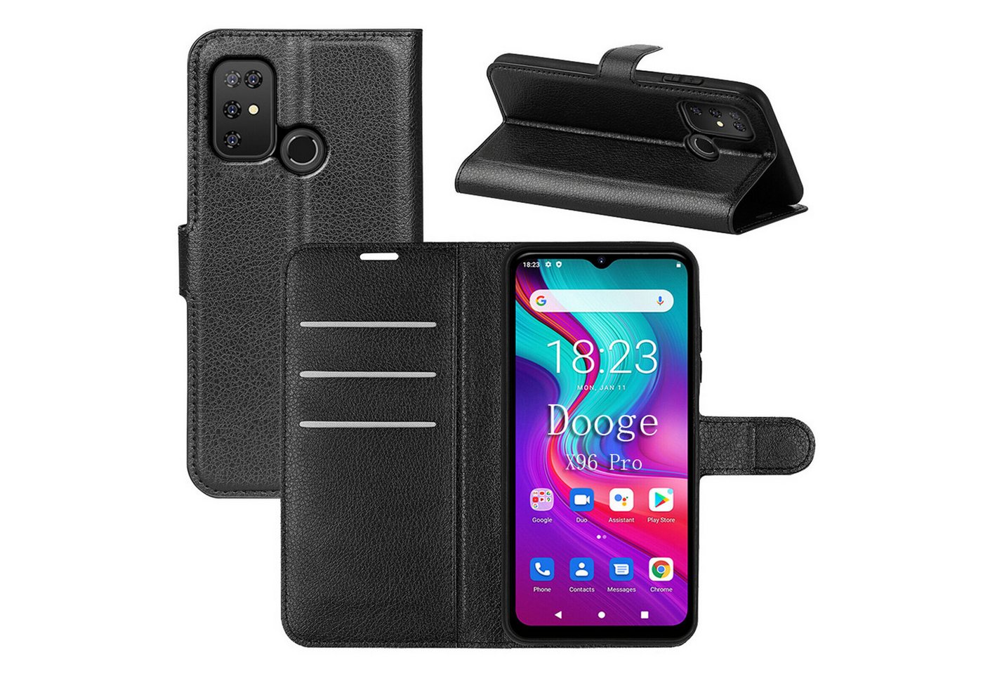 betterfon Smartphone-Hülle Handytasche für Doogee X96 Pro Klapphülle Flip Case betterfon Smartphone-Hülle Handytasche für Doogee X96 Pro Klapphülle Flip Case von betterfon