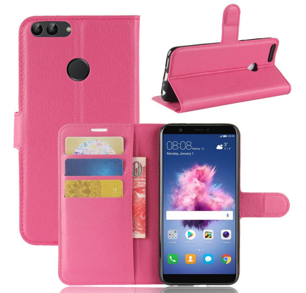 betterfon Smartphone-Hülle Handytasche für Huawei P Smart Klapphülle Pink betterfon Smartphone-Hülle Handytasche für Huawei P Smart Klapphülle Pink von betterfon