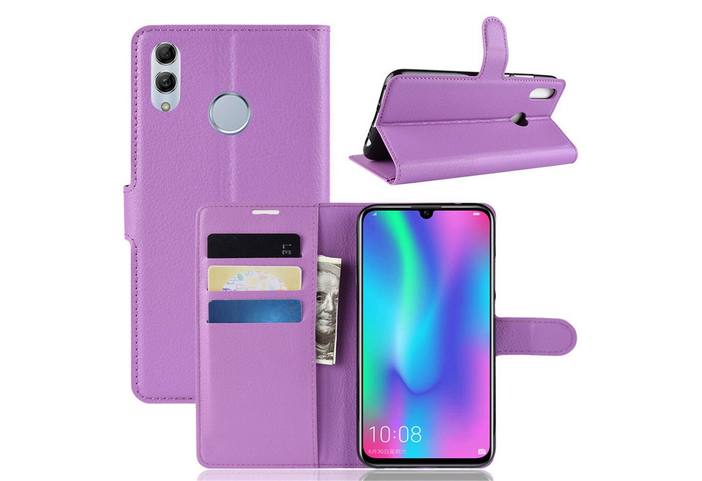 betterfon Smartphone-Hülle Handytasche für Huawei P smart 2019 Klapphülle Lila betterfon Smartphone-Hülle Handytasche für Huawei P smart 2019 Klapphülle Lila von betterfon