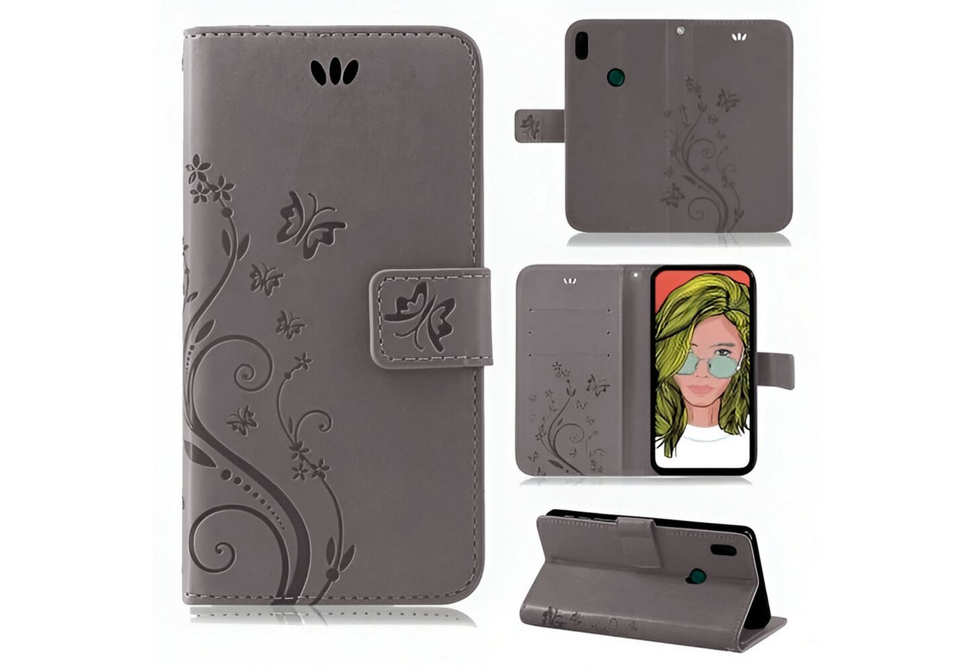 betterfon Smartphone-Hülle Handytasche für Huawei Schutzhülle Klapphülle von betterfon