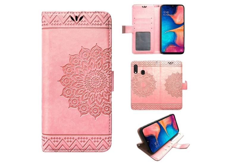 betterfon Smartphone-Hülle Handytasche für Samsung Galaxy S9 SM-G960 Klapphülle Rosegold von betterfon